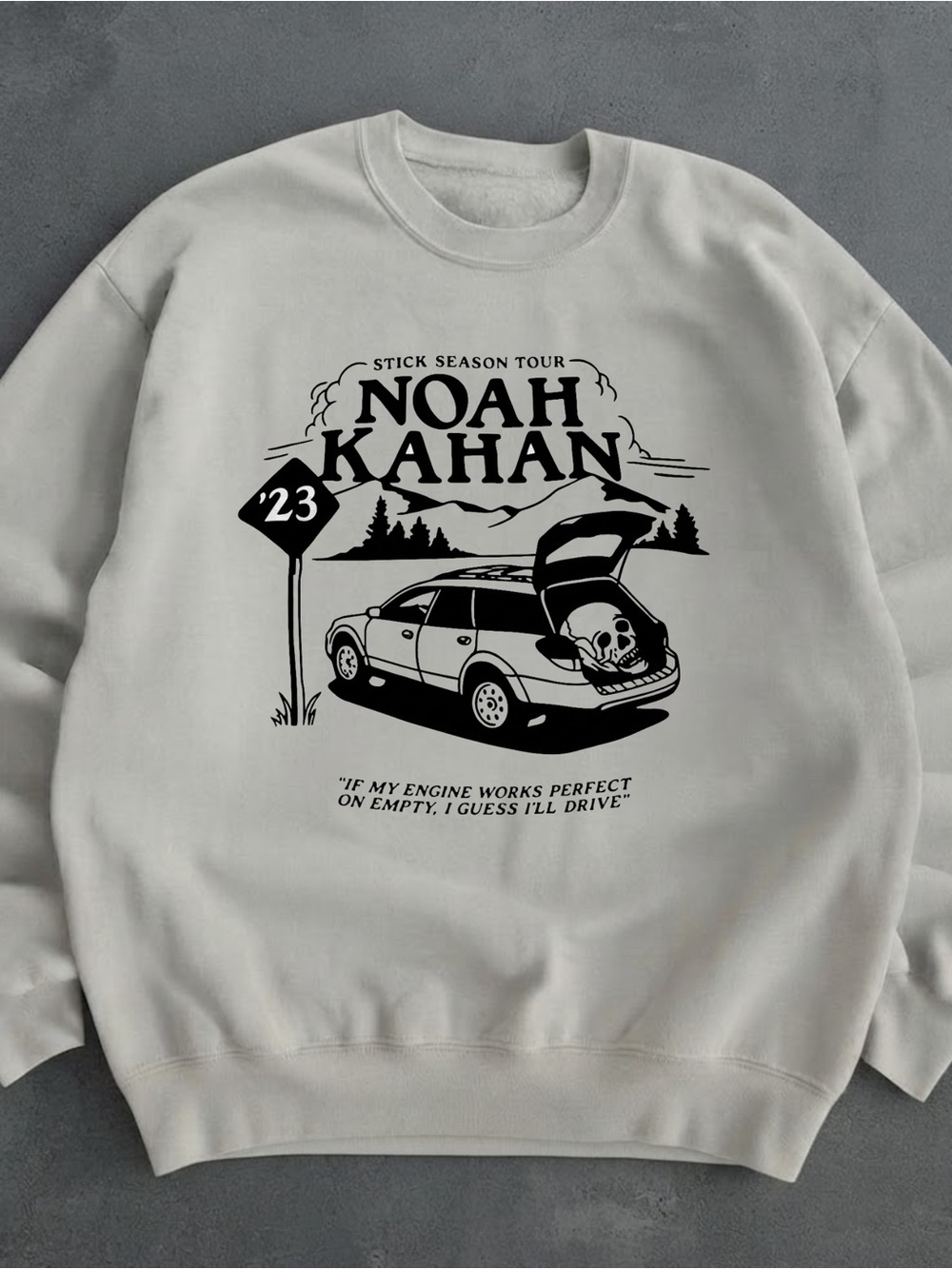 Music Tour Graphic Gildan Sweat Shirt Concert Merch Cotton